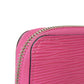 LOUIS VUITTON Long Wallet Purse M80113 Epi leather x grain leather Rose Pondicherry LV logo embossed pink new Zip Around Epi Zippy wallet Women Used Authentic