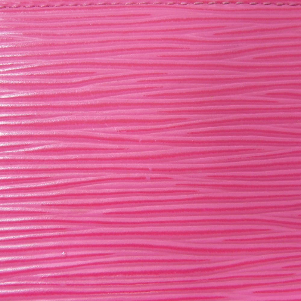 LOUIS VUITTON Long Wallet Purse M80113 Epi leather x grain leather Rose Pondicherry LV logo embossed pink new Zip Around Epi Zippy wallet Women Used Authentic