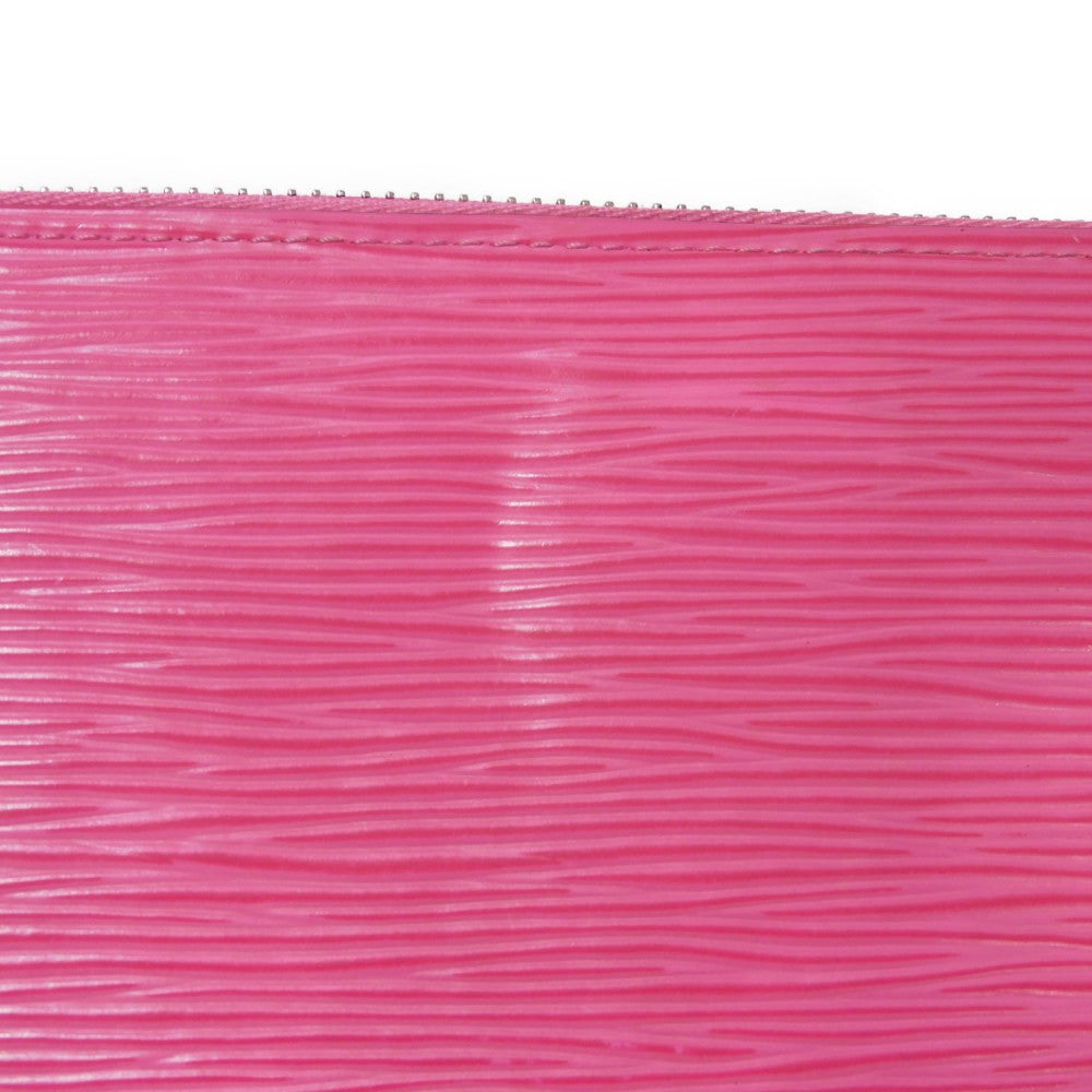 LOUIS VUITTON Long Wallet Purse M80113 Epi leather x grain leather Rose Pondicherry LV logo embossed pink new Zip Around Epi Zippy wallet Women Used Authentic