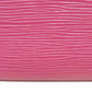 LOUIS VUITTON Long Wallet Purse M80113 Epi leather x grain leather Rose Pondicherry LV logo embossed pink new Zip Around Epi Zippy wallet Women Used Authentic