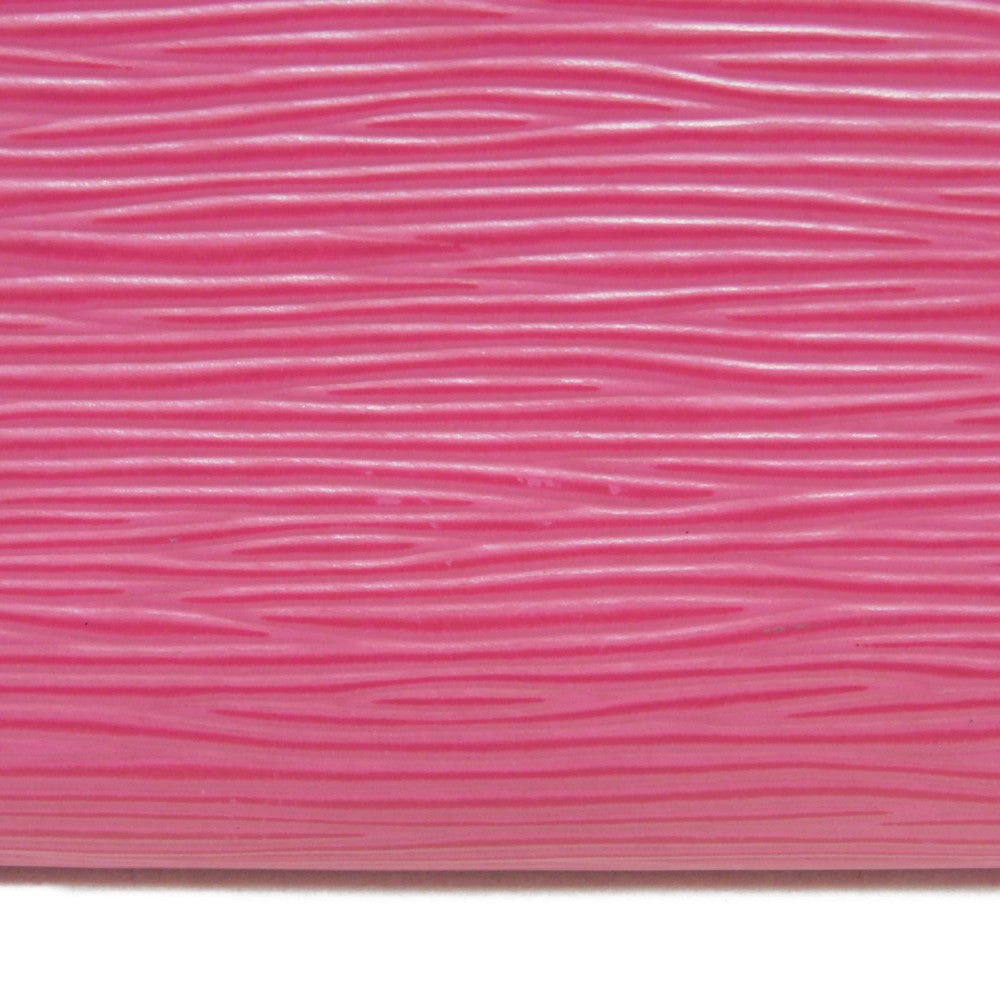 LOUIS VUITTON Long Wallet Purse M80113 Epi leather x grain leather Rose Pondicherry LV logo embossed pink new Zip Around Epi Zippy wallet Women Used Authentic