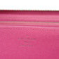 LOUIS VUITTON Long Wallet Purse M80113 Epi leather x grain leather Rose Pondicherry LV logo embossed pink new Zip Around Epi Zippy wallet Women Used Authentic