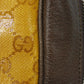 GUCCI Handbag 702387 UVSAT 7267 GG Crystal Canvas (Plastics finish) x Calf leather beige trefoil logo brown Adidas GG Crystal Mini Top Handle Bag unisex(Unisex) Used Authentic