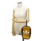 GUCCI Handbag 702387 UVSAT 7267 GG Crystal Canvas (Plastics finish) x Calf leather beige trefoil logo brown Adidas GG Crystal Mini Top Handle Bag unisex(Unisex) Used Authentic