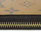 LOUIS VUITTON Long Wallet Purse M82444 Monogram Reverse Canvas x Grained Leather Brown x noir Current LV logo Beige Brown New Zip Around RFID Monogram reverse Zippy wallet unisex(Unisex) Used Authentic