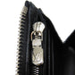LOUIS VUITTON Long Wallet Purse N60379 Damier Graphite canvas x cowhide leather Noir Logo embossed L-shaped zipper Strap RFID IC chip Damier Graphite Zippy dragonne mens Used Authentic