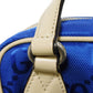 GUCCI Shoulder Bag 625850 GG nylon x calf leather (embossed) blue Logo foil stamped double G Ivory 2WAY handbag GG nylon Off the Grid Crossbody unisex(Unisex) Used Authentic