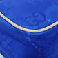 GUCCI Shoulder Bag 625850 GG nylon x calf leather (embossed) blue Logo foil stamped double G Ivory 2WAY handbag GG nylon Off the Grid Crossbody unisex(Unisex) Used Authentic