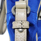 GUCCI Shoulder Bag 625850 GG nylon x calf leather (embossed) blue Logo foil stamped double G Ivory 2WAY handbag GG nylon Off the Grid Crossbody unisex(Unisex) Used Authentic