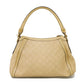 GUCCI Shoulder Bag 282298 Calf leather (embossed) beige GG Shima Scarlet One Belt