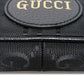 GUCCI Sling bag 631341 H9HBN 1000 GG nylon x calf leather (embossed) black Waist bag Shoulder Bag GG nylon Off the grid belt bag mens Used Authentic