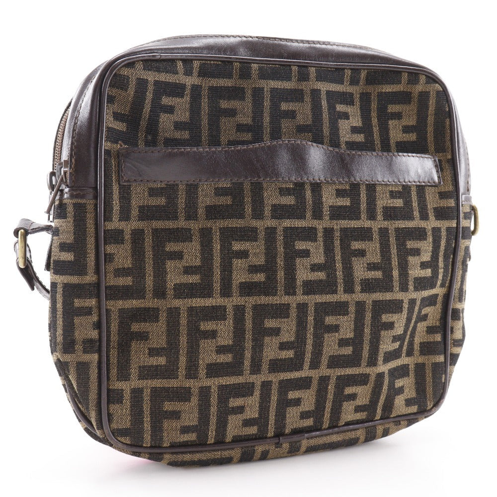 FENDI Shoulder Bag Nylon canvas Brown
Zucca Women Used
Authentic