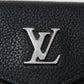 LOUIS VUITTON Tri-fold wallet M63921 Grain calf leather (embossed) Noir Current LV Signature Grain Calfskin Black RFID LV logo Portefeuille Rock Mini unisex(Unisex) Used Authentic
