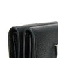 LOUIS VUITTON Tri-fold wallet M63921 Grain calf leather (embossed) Noir Current LV Signature Grain Calfskin Black RFID LV logo Portefeuille Rock Mini unisex(Unisex) Used Authentic