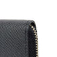 LOUIS VUITTON Coin case M32832 Taiga leather (embossed) Aldoise LV logo embossed charcoal grey old style Zip Around Taiga Zip Around Purse mens Used Authentic
