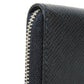 LOUIS VUITTON Coin case M32832 Taiga leather (embossed) Aldoise LV logo embossed charcoal grey old style Zip Around Taiga Zip Around Purse mens Used Authentic