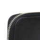 LOUIS VUITTON Long Wallet Purse M30056 Taiga leather (stamped) Noir New LV logo black Zip Around RFID IC chip Taiga Zippy Organizer NM mens Used Authentic