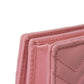 GUCCI Bifold Wallet 625693 DTD1T 5815 Calf leather Wild rose Chevron, in good condition GG Marmont Quilted Compact Chain Wallet Women Used Authentic