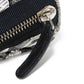 CHANEL Pouch A70811 Nylon black CC mark logo flower floral pattern mini silver 26 series COCO Mark Camellia cosmetic pouch unisex(Unisex) Used Authentic