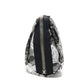 CHANEL Pouch A70811 Nylon black CC mark logo flower floral pattern mini silver 26 series COCO Mark Camellia cosmetic pouch unisex(Unisex) Used Authentic