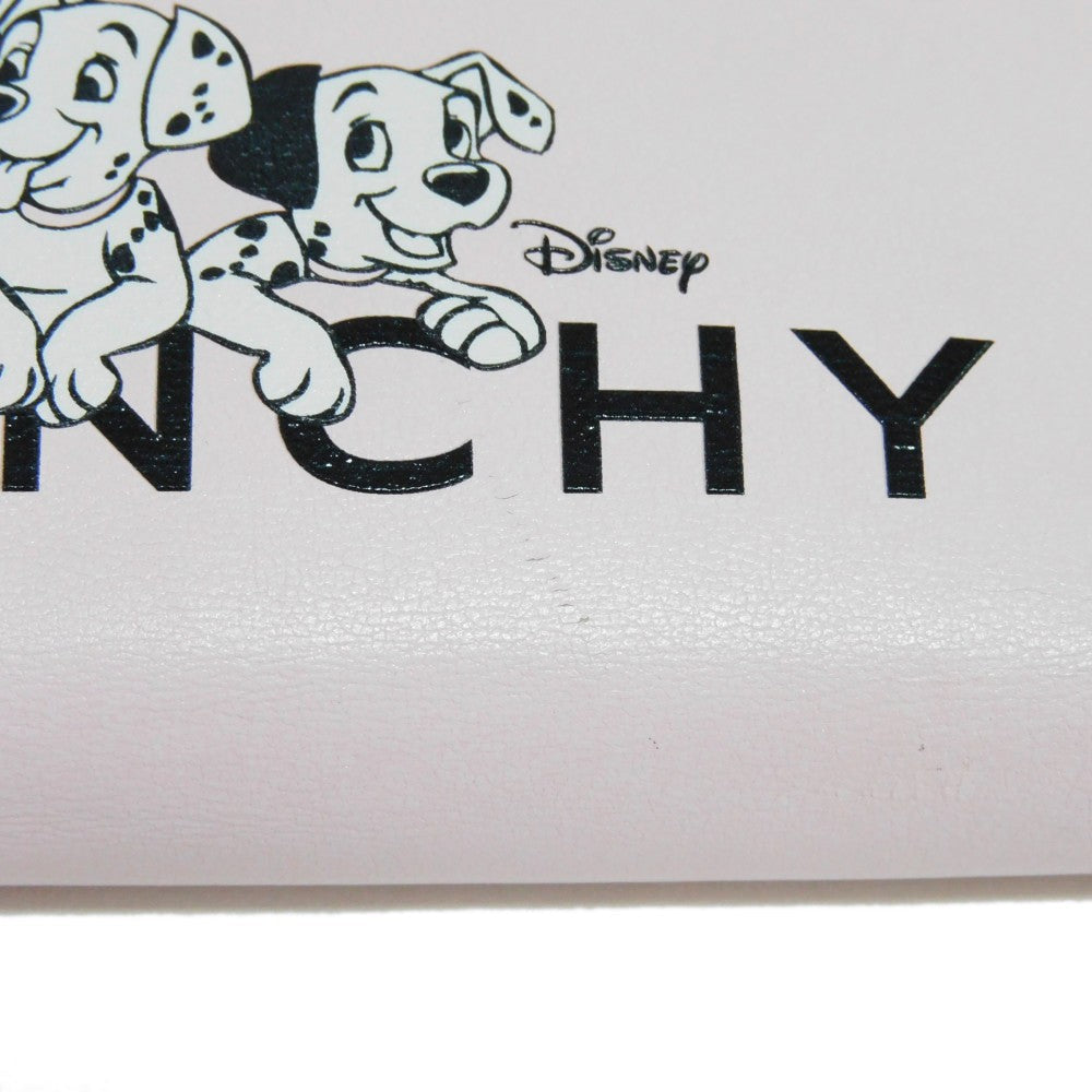 Givenchy Bifold Wallet BB60K8B1K6  Smooth scarf skin blossom pink logo Calfskin pastel Disney 101 Dalmatians Bifold Wallet Women Used Authentic