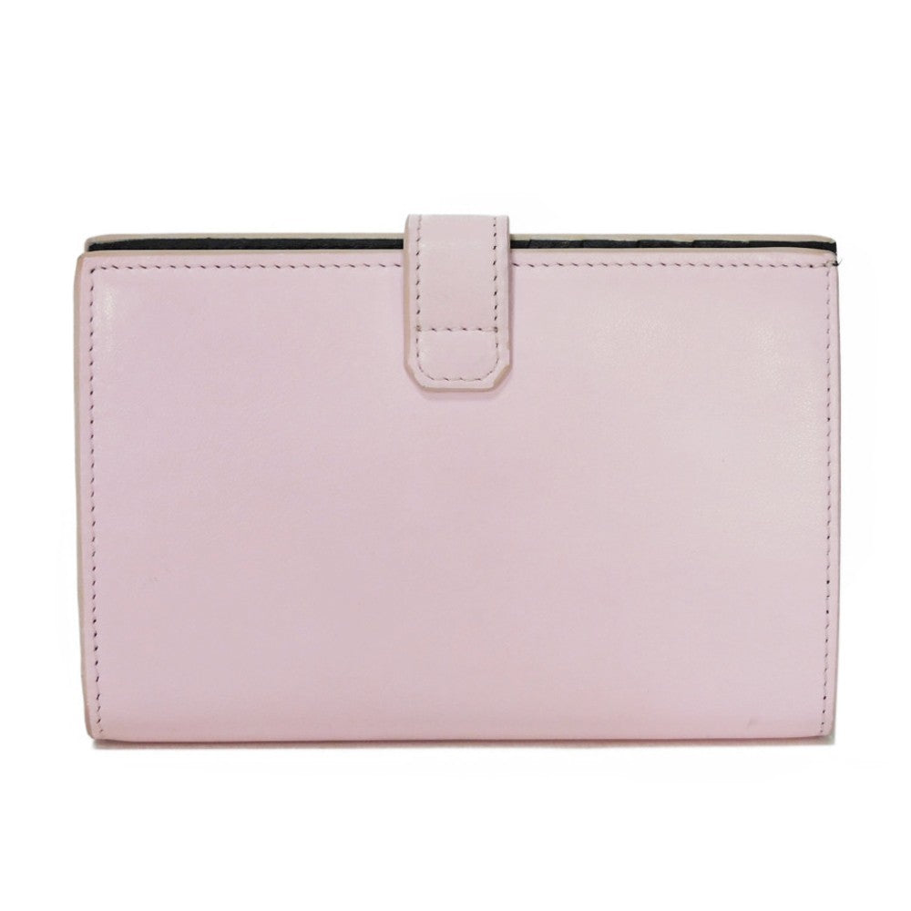 Givenchy Bifold Wallet BB60K8B1K6  Smooth scarf skin blossom pink logo Calfskin pastel Disney 101 Dalmatians Bifold Wallet Women Used Authentic