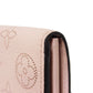 LOUIS VUITTON Long Wallet Purse M60145 Mahina leather (stamped) Magnolia LV Logo Flower Perforation Pink Monogram Mahina Portefeuille Iris mens Used Authentic