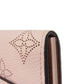 LOUIS VUITTON Long Wallet Purse M60145 Mahina leather (stamped) Magnolia LV Logo Flower Perforation Pink Monogram Mahina Portefeuille Iris mens Used Authentic