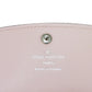 LOUIS VUITTON Long Wallet Purse M60145 Mahina leather (stamped) Magnolia LV Logo Flower Perforation Pink Monogram Mahina Portefeuille Iris mens Used Authentic