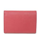 PRADA Tri-fold wallet 1MH021 QWA F0505 Safiano leather (stamped) Peonia Pink RFID logo metal Saffiano Mini Wallet Women Used Authentic
