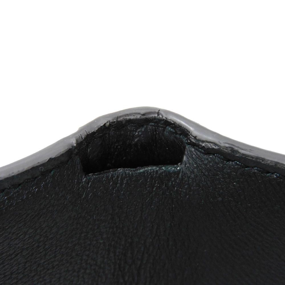 BALENCIAGA Tri-fold wallet 551921 0XV3N 8106 Polyurethane x polyester Silver Glitter Sparkling Black New logo Everyday Mini Wallet unisex(Unisex) Used Authentic