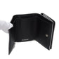 BALENCIAGA Tri-fold wallet 551921 0XV3N 8106 Polyurethane x polyester Silver Glitter Sparkling Black New logo Everyday Mini Wallet unisex(Unisex) Used Authentic