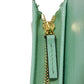 GUCCI Bifold Wallet 701009 U22AG 3067 Textured leather Mint green Banana Cat Sakuramochi Star Unused logo Bananya Compact Wallet unisex(Unisex) Used Authentic