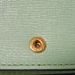 GUCCI Bifold Wallet 701009 U22AG 3067 Textured leather Mint green Banana Cat Sakuramochi Star Unused logo Bananya Compact Wallet unisex(Unisex) Used Authentic