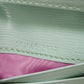 GUCCI Bifold Wallet 701009 U22AG 3067 Textured leather Mint green Banana Cat Sakuramochi Star Unused logo Bananya Compact Wallet unisex(Unisex) Used Authentic