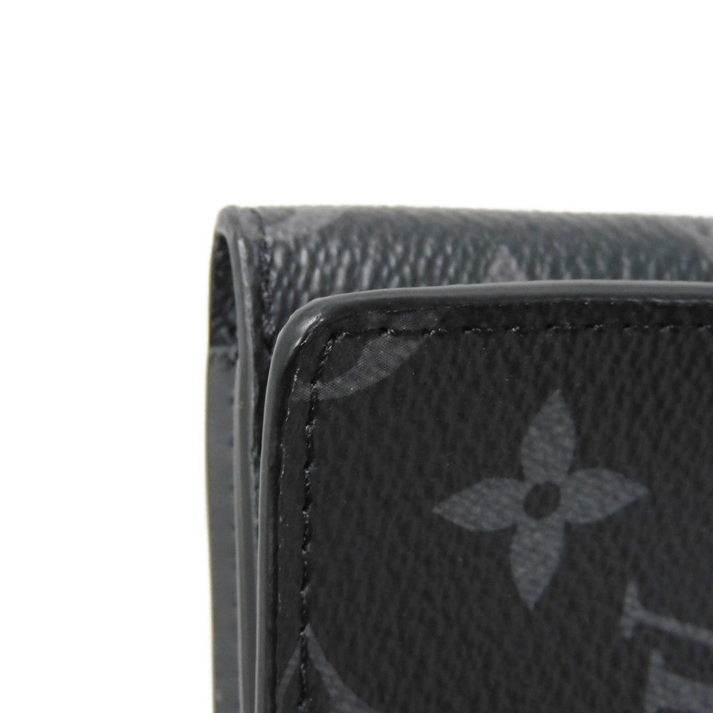 LOUIS VUITTON business bag GI0273 Monogram Eclipse canvas x grain leather Noir Black A4 document case, in good condition Monogram Eclipse Porto Document Frank GM mens Used Authentic