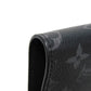 LOUIS VUITTON business bag GI0273 Monogram Eclipse canvas x grain leather Noir Black A4 document case, in good condition Monogram Eclipse Porto Document Frank GM mens Used Authentic