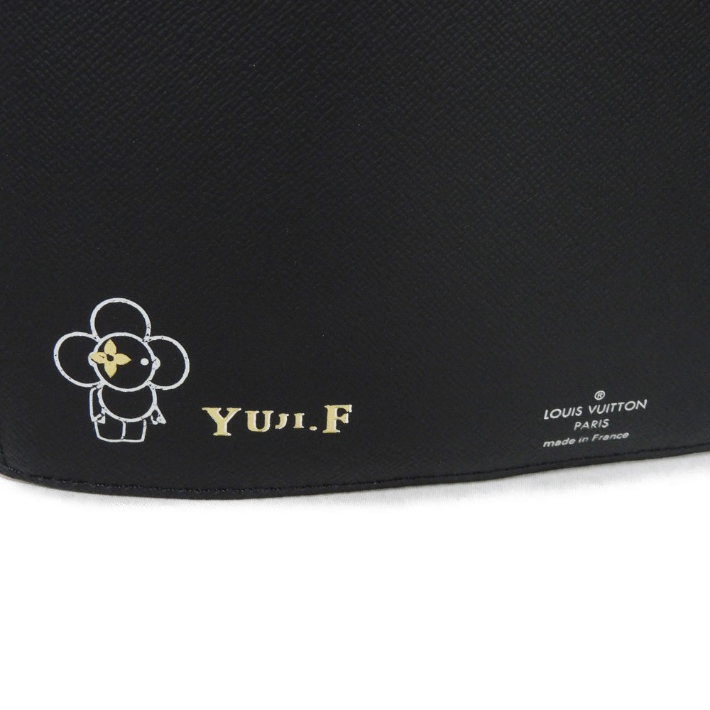 LOUIS VUITTON business bag GI0273 Monogram Eclipse canvas x grain leather Noir Black A4 document case, in good condition Monogram Eclipse Porto Document Frank GM mens Used Authentic
