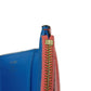 LOUIS VUITTON Tri-fold wallet M69177 Smooth Calfskin Leather Dahlia Smooth Calfskin Blue Bicolor LV circle Portefeuille LV Pont Neuf Compact Rear Women Used Authentic