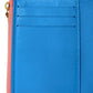 LOUIS VUITTON Tri-fold wallet M69177 Smooth Calfskin Leather Dahlia Smooth Calfskin Blue Bicolor LV circle Portefeuille LV Pont Neuf Compact Rear Women Used Authentic