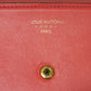LOUIS VUITTON Tri-fold wallet M69177 Smooth Calfskin Leather Dahlia Smooth Calfskin Blue Bicolor LV circle Portefeuille LV Pont Neuf Compact Rear Women Used Authentic
