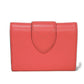 LOUIS VUITTON Tri-fold wallet M69177 Smooth Calfskin Leather Dahlia Smooth Calfskin Blue Bicolor LV circle Portefeuille LV Pont Neuf Compact Rear Women Used Authentic
