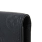 LOUIS VUITTON Long Wallet Purse M62900 Shadow leather (monogram embossing) Noir Current LV logo flower black RFID IC chip Monogram shadow Portefeuille Braza mens Used Authentic
