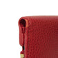 GUCCI Bifold Wallet 546588 Textured leather Red L-shaped zipper, snap button Petit Marmont GG Marmont Compact Zip Wallet unisex(Unisex) Used Authentic