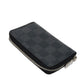 LOUIS VUITTON Coin case N63076 Damier Graphite canvas x grained leather (embossed) Noir Black New Zip Around Wallet Damier Graphite Zippy coin purse mens Used Authentic