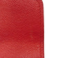 LOUIS VUITTON Long Wallet Purse M61184 Monogram canvas x Calfskin leather Slys LV Logo Flower Brown Red Bifold Wallet Monogram Retiro Portefeuille Sarah unisex(Unisex) Used Authentic