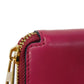 LOEWE Bifold Wallet 109.10.M88 Calfskin Raspberry x Yellow Smooth Calfskin Raspberry Yellow Zip Around anagram square zip wallet unisex(Unisex) Used Authentic