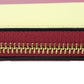 LOEWE Bifold Wallet 109.10.M88 Calfskin Raspberry x Yellow Smooth Calfskin Raspberry Yellow Zip Around anagram square zip wallet unisex(Unisex) Used Authentic