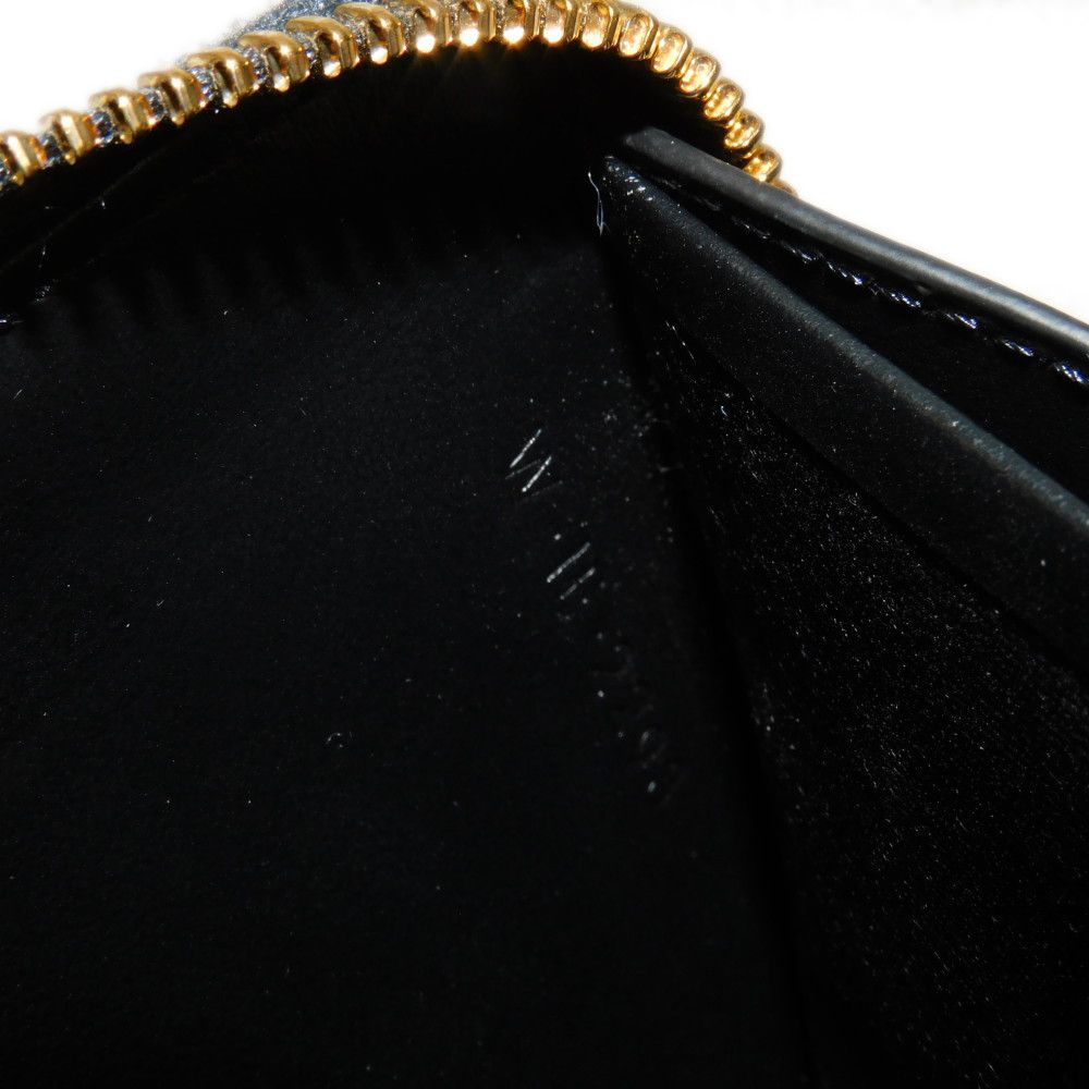 CELINE Long Wallet Purse 10K543DR8.38NO Smooth scarf skin black Current Smooth Calfskin Zip Around Cuir Triomphe Large zip wallet unisex(Unisex) Used Authentic