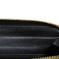 CELINE Long Wallet Purse 10K543DR8.38NO Smooth scarf skin black Current Smooth Calfskin Zip Around Cuir Triomphe Large zip wallet unisex(Unisex) Used Authentic